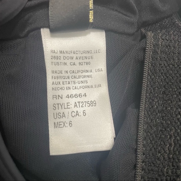 Athena Black Plunge Shirred Low Back Strappy One Piece Swimsuit Size 6 - Picture 12 of 15